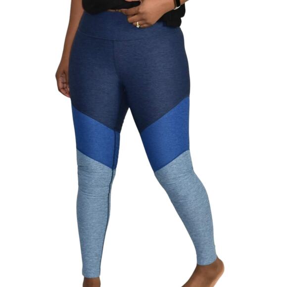 Outdoor Voices Springs Leggings Blue Calf Length Compression Casual Pocket XS - Picture 11 of 12